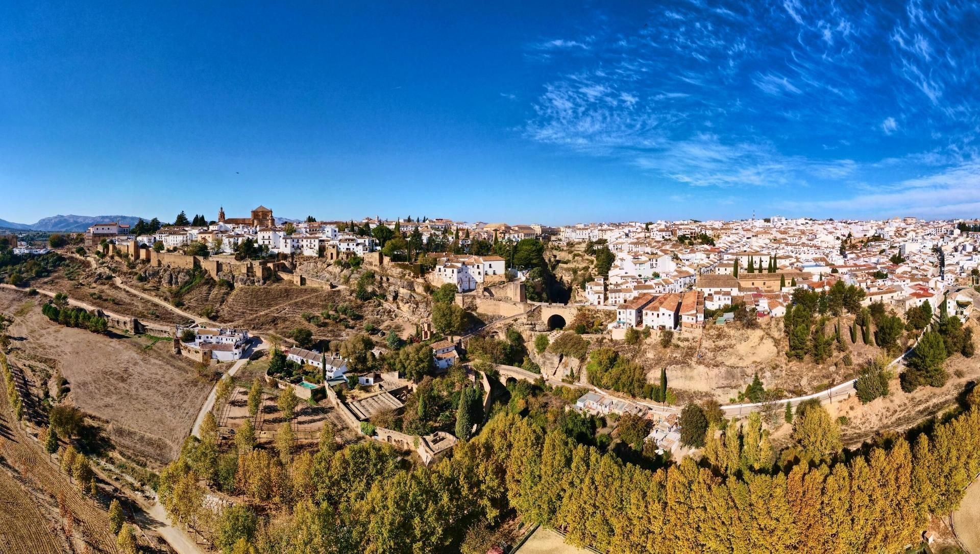 Ronda vue du ciel - Andalousie - Espagne