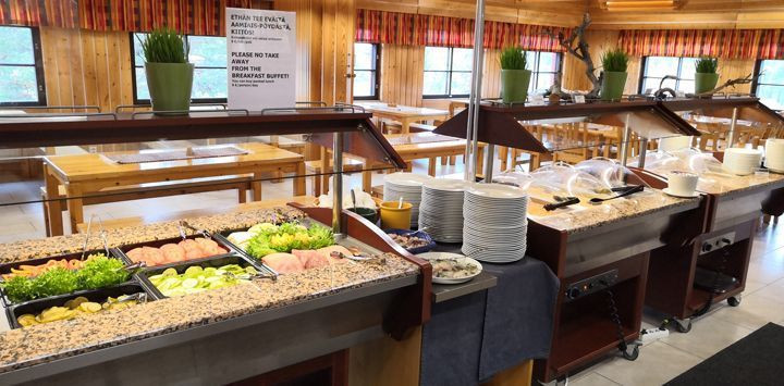 Buffet del centro nórdico de Kiilopää