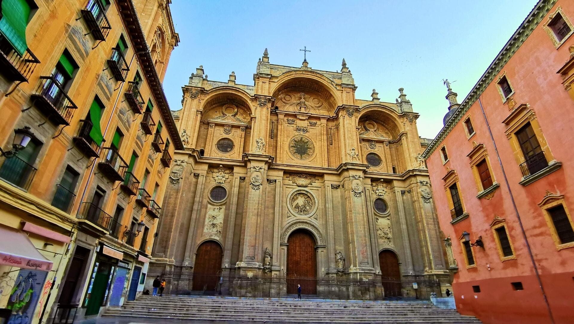 © David Praire Façade de la cathédrale de Grenade - Andalousie - Espagne