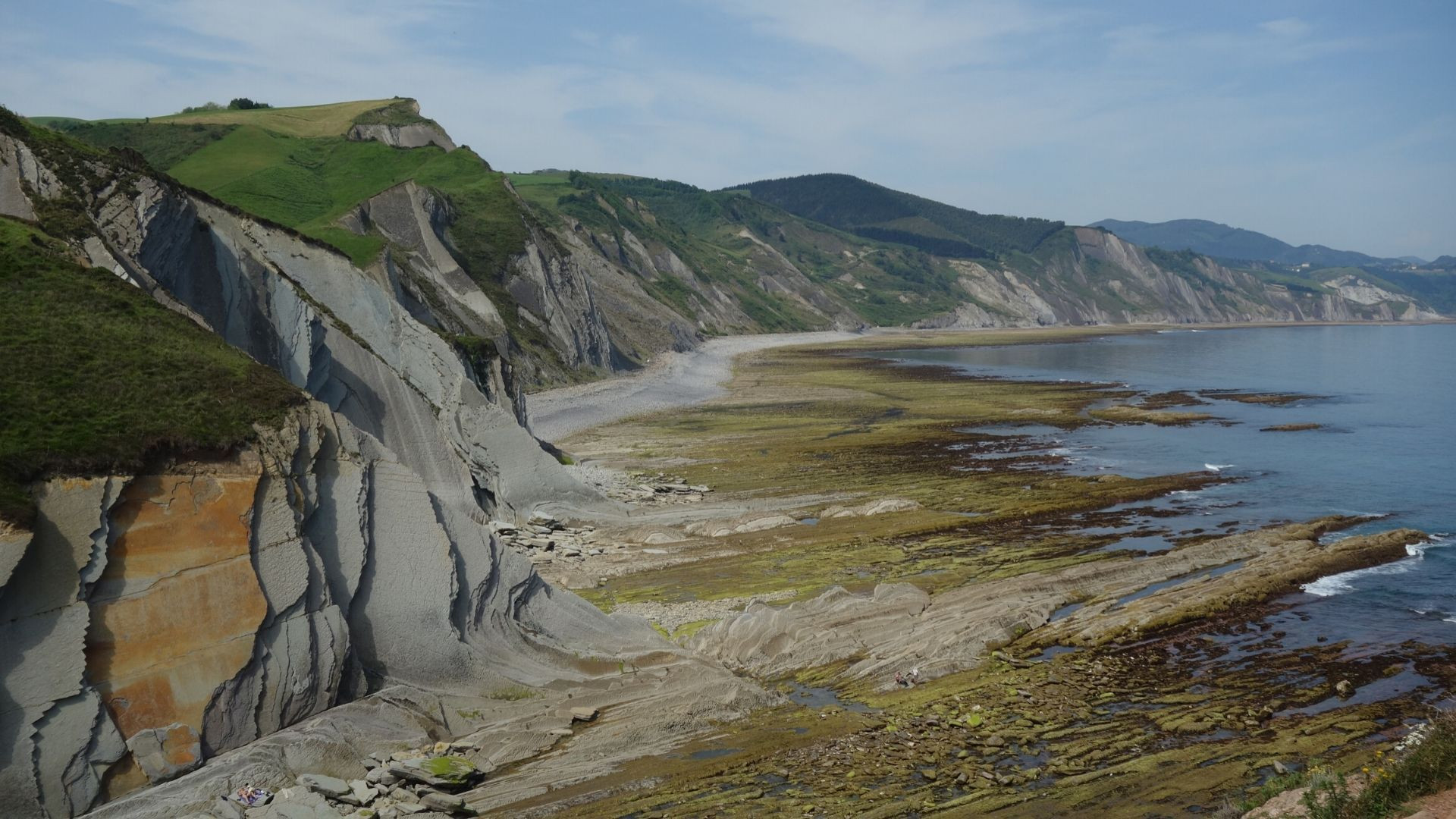 Falaises de flysch sur la côte - Pays basque - Espagne