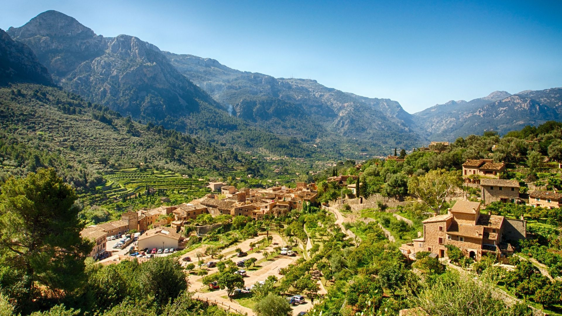 Village de Fornalutx au pied de la Serra de Tramuntana - Majorque - Espagne