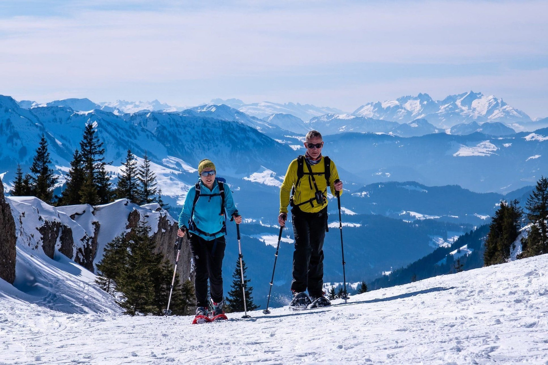 Groupe Randonneurs Raquettes Bregenzerwald C Gregory Rohart - Autriche