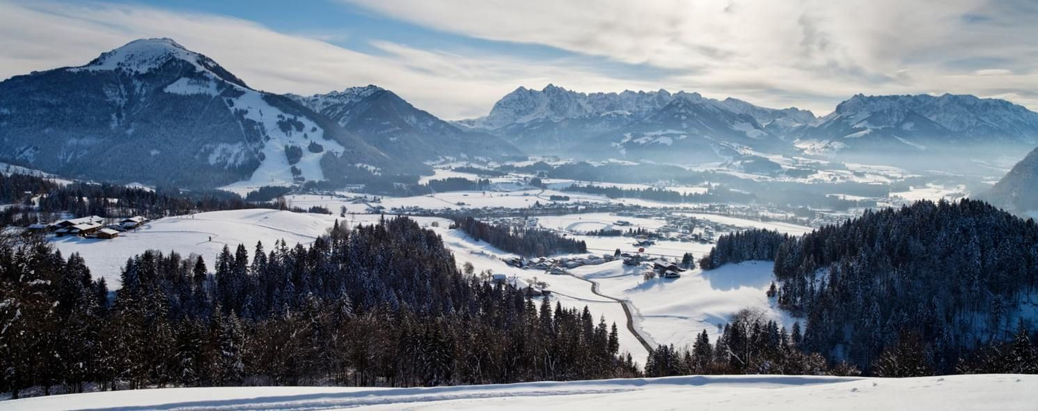Région du Kaiserwinkl en hiver - Tyrol - Autriche