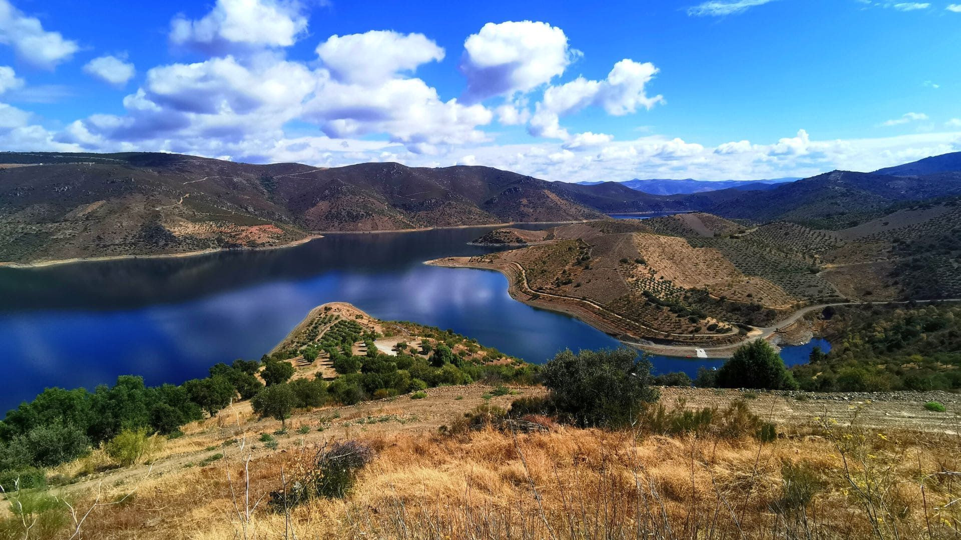 Méandres du fleuve Douro entre collines - Portugal