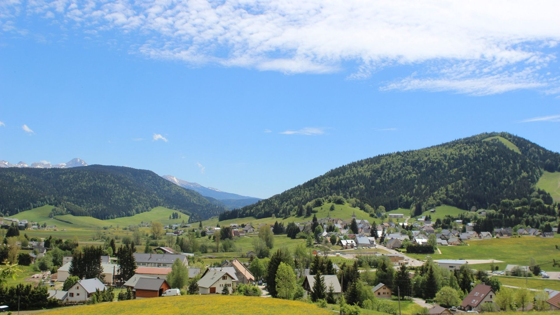 Village et prairies de Méaudre - Autrans-Méaudre - Vercors