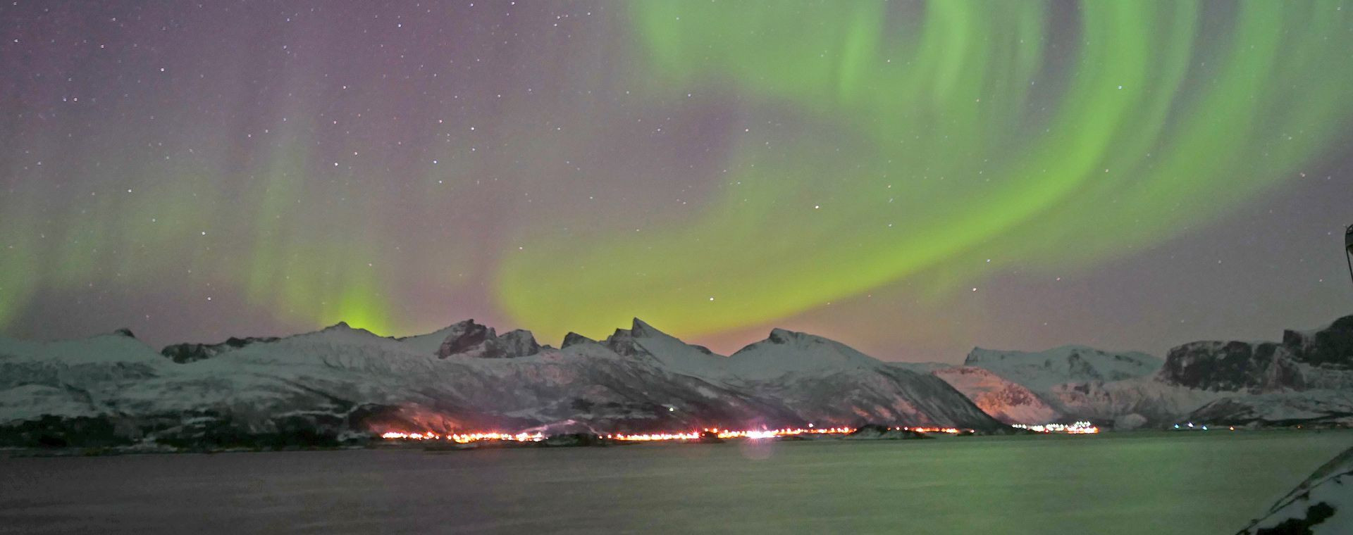 Aurores boréales - Île de Senja - Norvège