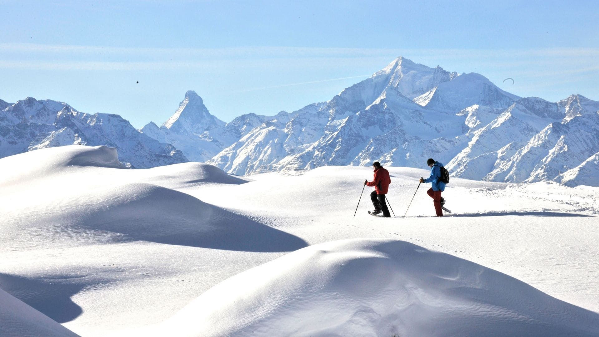 © Salina Maris Randonnée en raquettes près d'Aletsch - Valais - Suisse