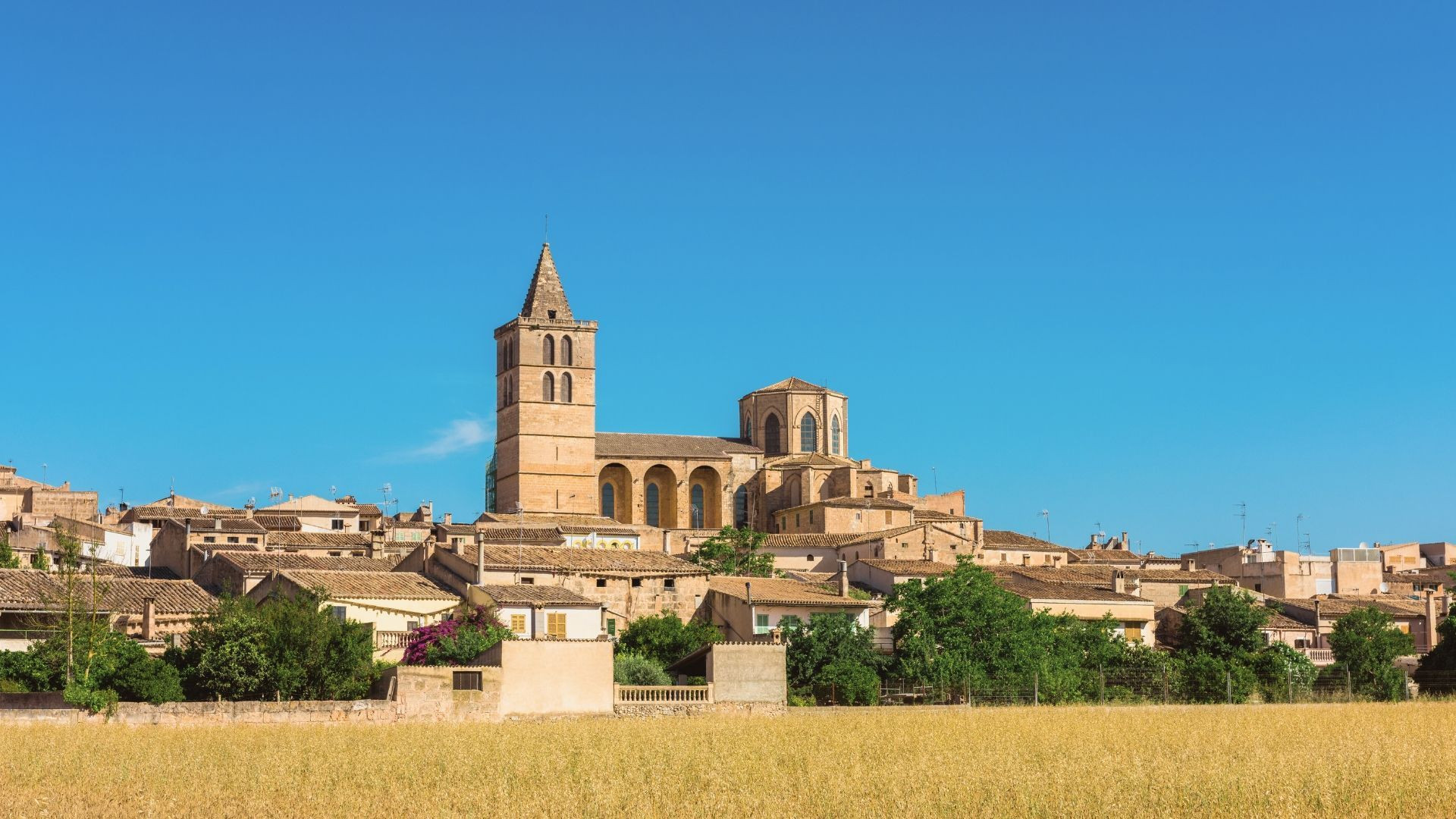 Sineu et son église - Majorque - Espagne