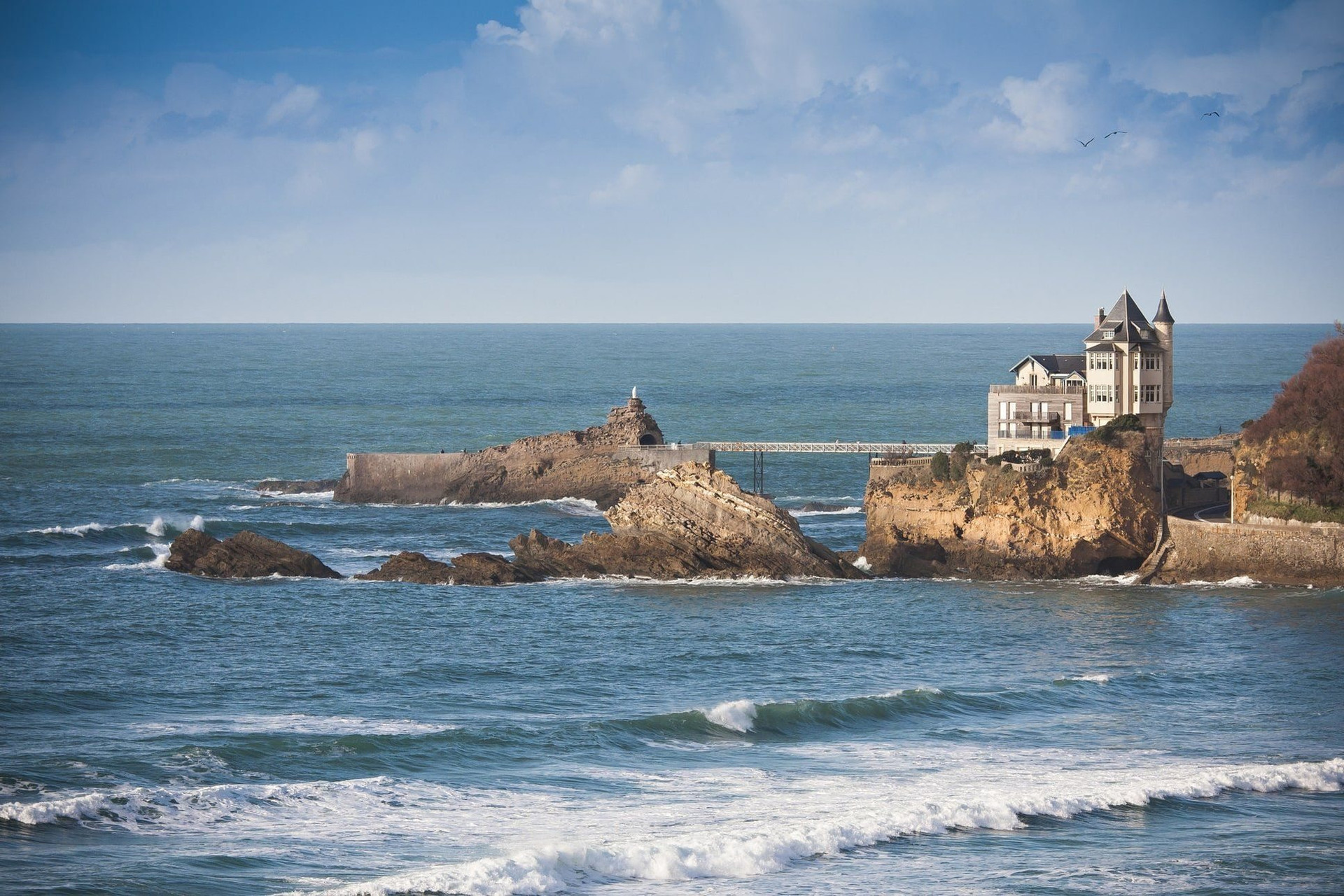 Villa Belza sur la côte rocheuse - Biarritz - Pays basque - France